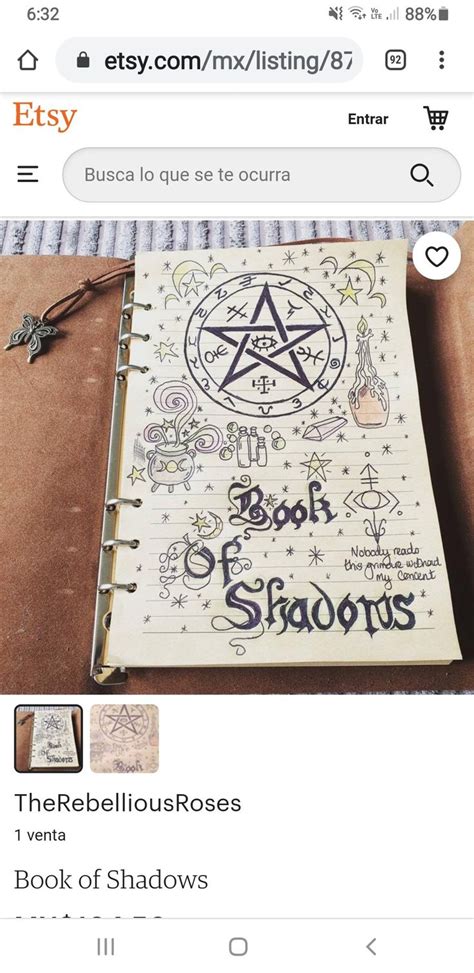 Occult drawing notebook